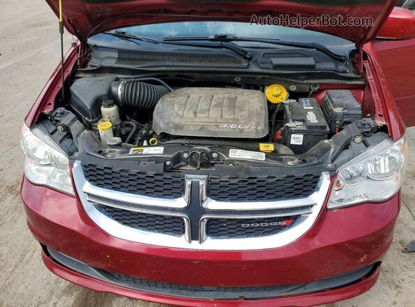 2C4RDGCG0GR273095 2016 DODGE GRAND Burgundy Widok wnętrza z tyłu