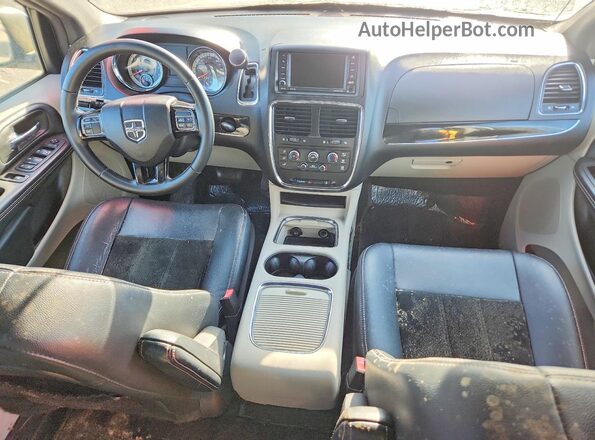 2C4RDGCG0HR863881 2017 DODGE GRAND Silver Առջևի վահանակի տեսք