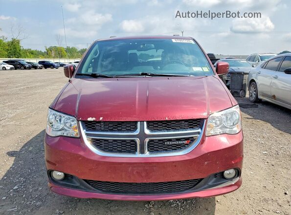 2C4RDGCG0JR240637 2018 DODGE GRAND Burgundy Vista frontal