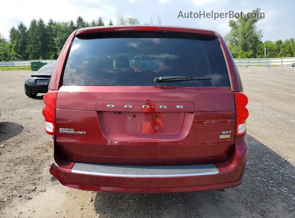 2C4RDGCG0JR240637 2018 DODGE GRAND Burgundy Vista trasera