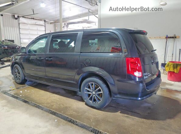 2C4RDGCG1GR358124 2016 DODGE GRAND Черный Задняя левая четверть