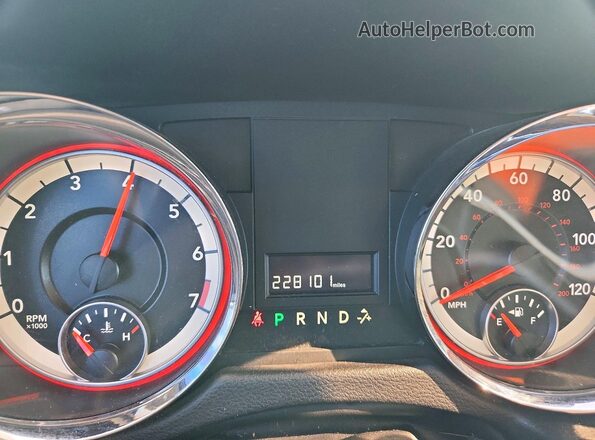 2C4RDGCG2GR212069 2016 DODGE GRAND Угольный Вид щитка приборов