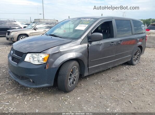 2C4RDGCG2HR631802 2017 DODGE GRAND CARAVAN Gray Առջևի ձախ երեք քառորդ տեսարան