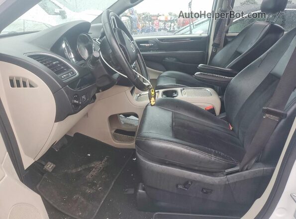 2C4RDGCG2HR712931 2017 DODGE GRAND White Widok wnętrza z przodu