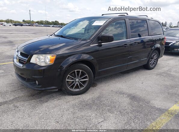 2C4RDGCG2HR715618 2017 DODGE GRAND CARAVAN Gray Przód lewy