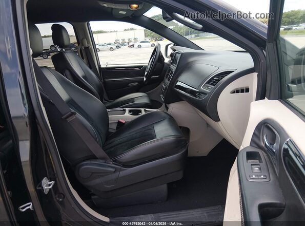 2C4RDGCG2HR715618 2017 DODGE GRAND CARAVAN Gray Widok wnętrza z przodu