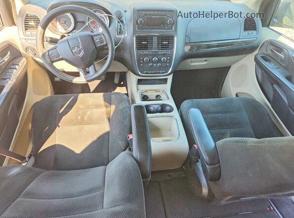 2C4RDGCG3GR270790 2016 DODGE GRAND Silver Առջևի վահանակի տեսք