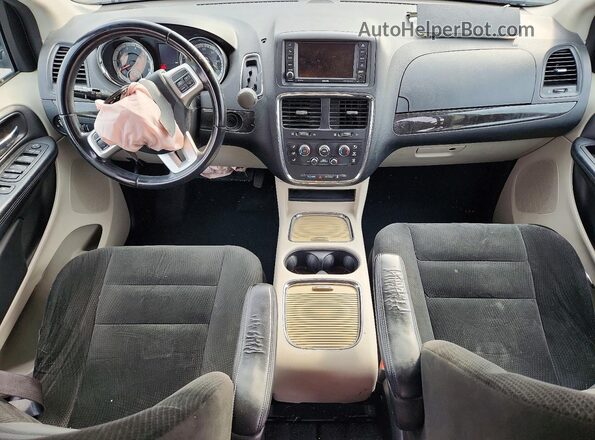 2C4RDGCG4GR379260 2016 DODGE GRAND Gray Dashboard view