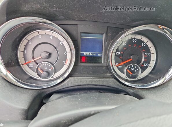 2C4RDGCG4GR379260 2016 DODGE GRAND Gray Instrument cluster view
