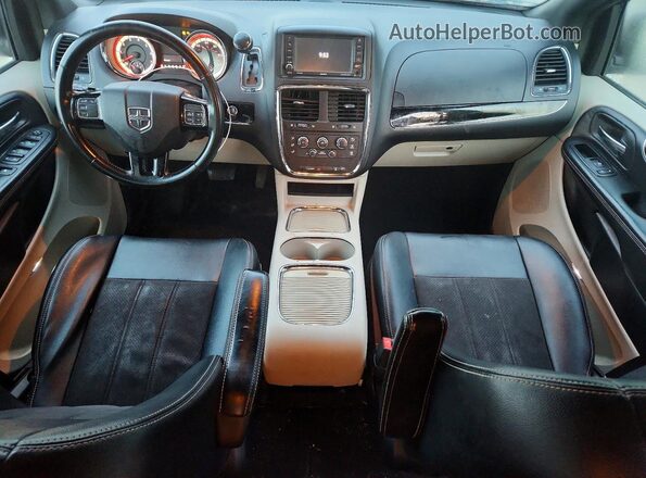 2C4RDGCG4LR170191 2020 DODGE GRAND Синий Вид панели приборов
