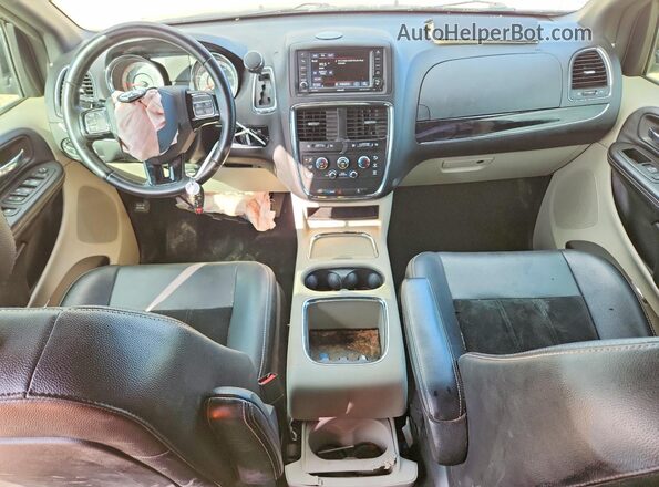 2C4RDGCG6HR631172 2017 DODGE GRAND Black Առջևի վահանակի տեսք