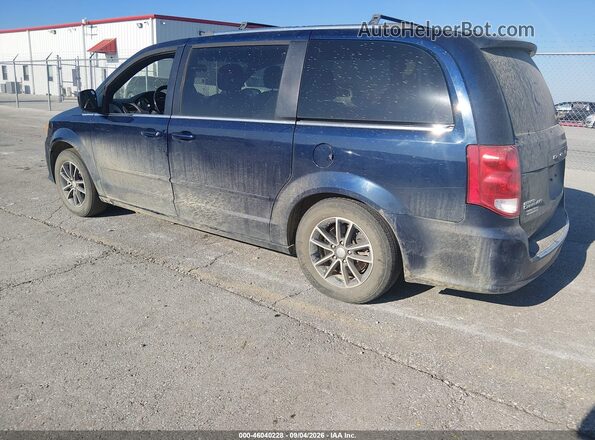 2C4RDGCG6HR719607 2017 DODGE GRAND CARAVAN Blue უკანა მარცხენა
