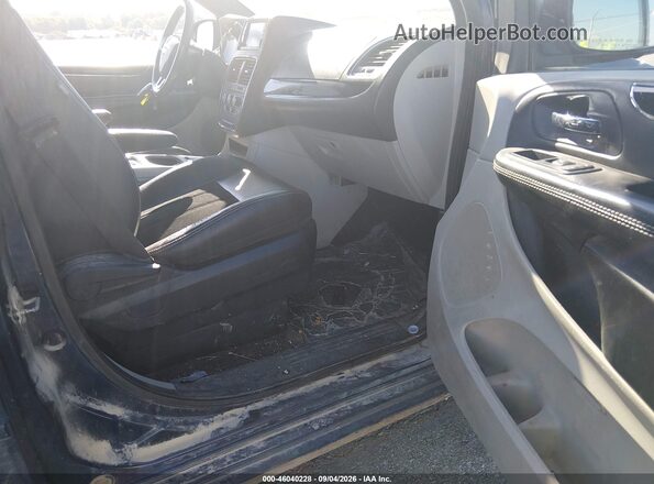 2C4RDGCG6HR719607 2017 DODGE GRAND CARAVAN Blue წინა სალონის ხედი