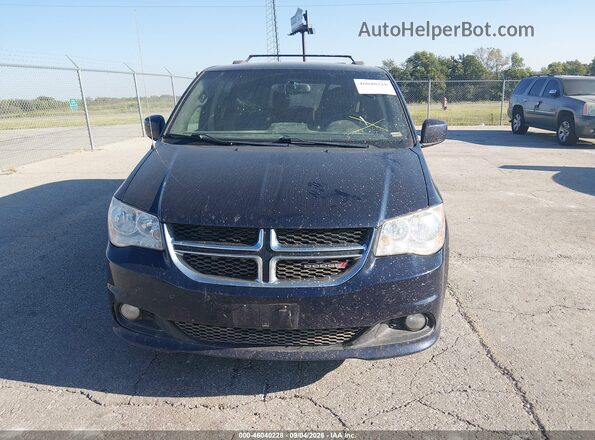 2C4RDGCG6HR719607 2017 DODGE GRAND CARAVAN Blue ხელსაწყოთა პანელის ხედი