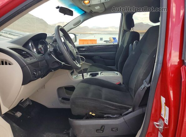 2C4RDGCG7GR201715 2016 DODGE GRAND Red წინა სალონის ხედი