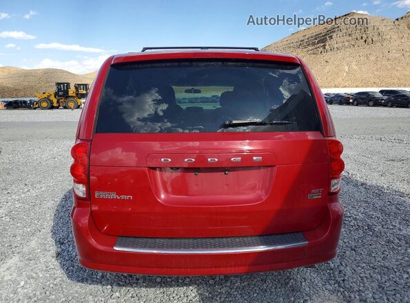 2C4RDGCG7GR201715 2016 DODGE GRAND Red უკანა ხედი