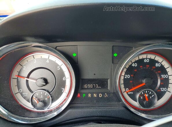 2C4RDGCG7HR662267 2017 DODGE GRAND Gray Instrument cluster view
