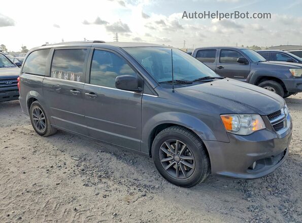2C4RDGCG7HR662267 2017 DODGE GRAND Gray Front right