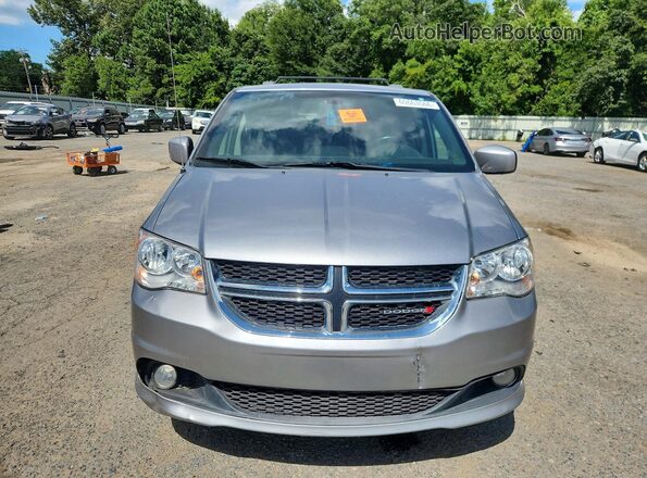 2C4RDGCG8JR359620 2018 DODGE GRAND Silver Front view