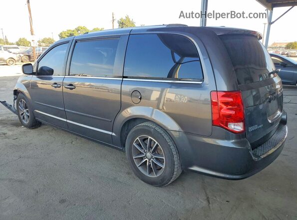 2C4RDGCG9HR852684 2017 DODGE GRAND Gray Trasero izquierdo