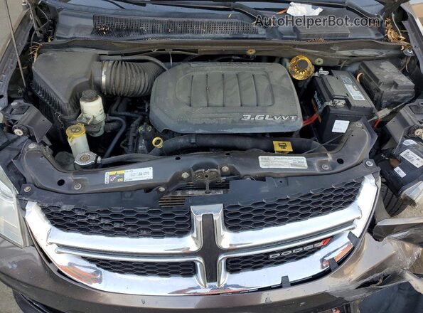 2C4RDGCG9HR852684 2017 DODGE GRAND Gray Vista del compartimento del motor