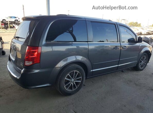 2C4RDGCG9HR852684 2017 DODGE GRAND Gray Trasero derecho