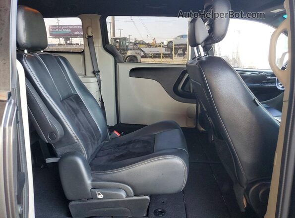 2C4RDGCG9HR852684 2017 DODGE GRAND Gray Vista interior trasera