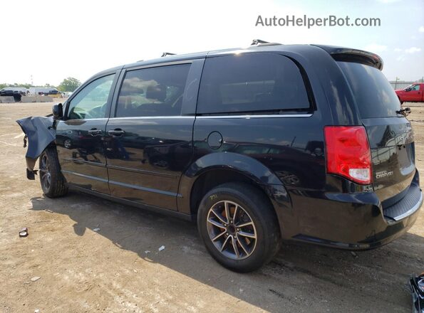 2C4RDGCGXHR696977 2017 DODGE GRAND Black უკანა მარცხენა