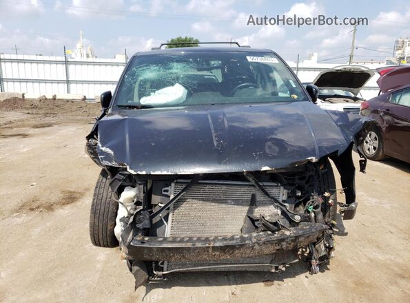 2C4RDGCGXHR696977 2017 DODGE GRAND Black წინა ხედი