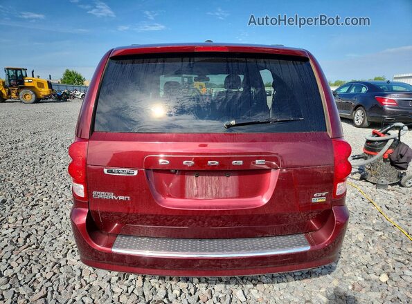 2C4RDGEG0JR301191 2018 DODGE GRAND Red Widok z tyłu