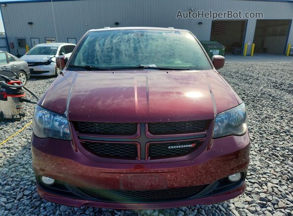 2C4RDGEG0JR301191 2018 DODGE GRAND Red Widok z przodu
