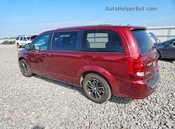 2C4RDGEG0JR301191 2018 DODGE GRAND Red Tył lewy