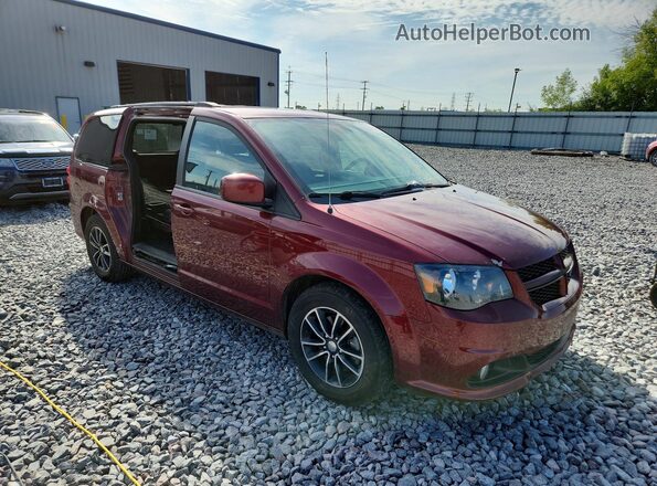 2C4RDGEG0JR301191 2018 DODGE GRAND Red Przód prawy