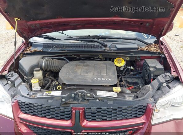 2C4RDGEG2HR672623 2017 DODGE GRAND CARAVAN Maroon Հետևի տեսք