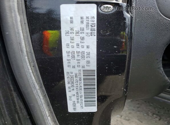 2C4RDGEG3HR813439 2017 DODGE GRAND Black VIN sticker view
