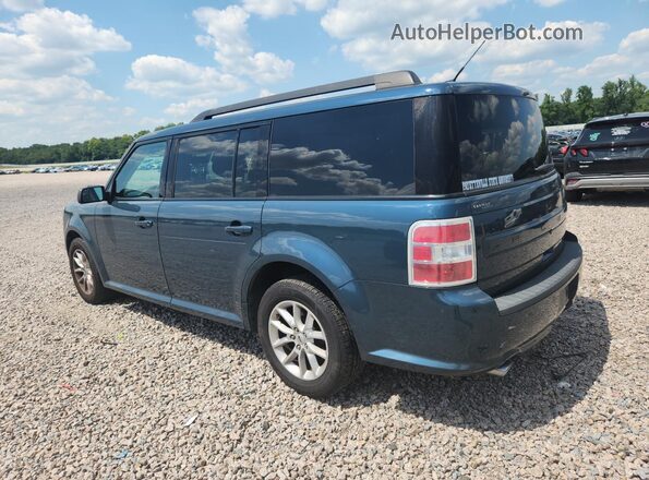 2FMGK5B80GBA07267 2016 FORD FLEX Turquoise Trasero izquierdo