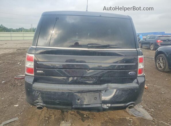 2FMGK5C80HBA07866 2017 FORD FLEX Black Widok z tyłu
