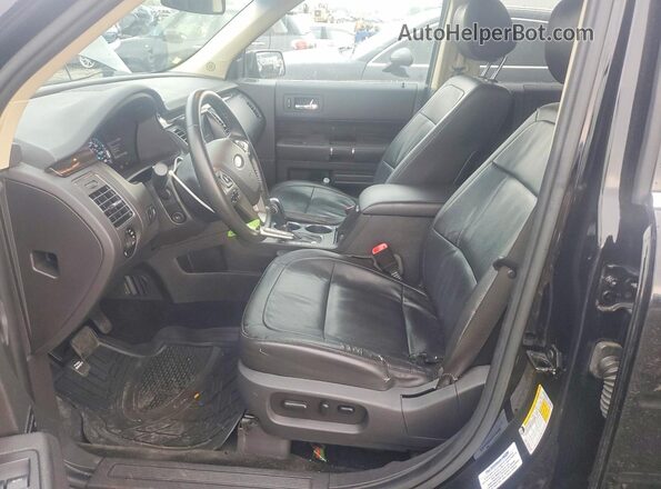 2FMGK5C80HBA07866 2017 FORD FLEX Black Widok wnętrza z przodu