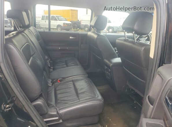 2FMGK5C80HBA07866 2017 FORD FLEX Black Widok wnętrza z tyłu