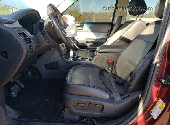 2FMGK5C85KBA02928 2019 FORD FLEX Burgundy Vista interior delantera