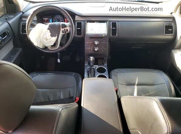 2FMGK5C85KBA02928 2019 FORD FLEX Burgundy Vista del salpicadero