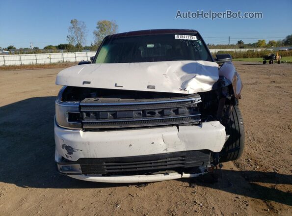 2FMGK5C85KBA02928 2019 FORD FLEX Burgundy Vista frontal