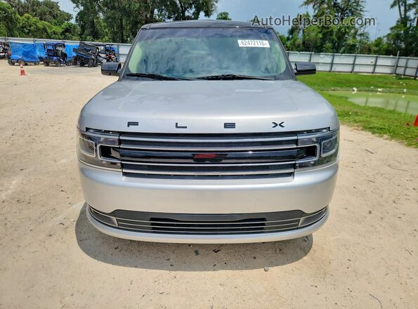 2FMGK5D81KBA36458 2019 FORD FLEX Silver Widok z przodu