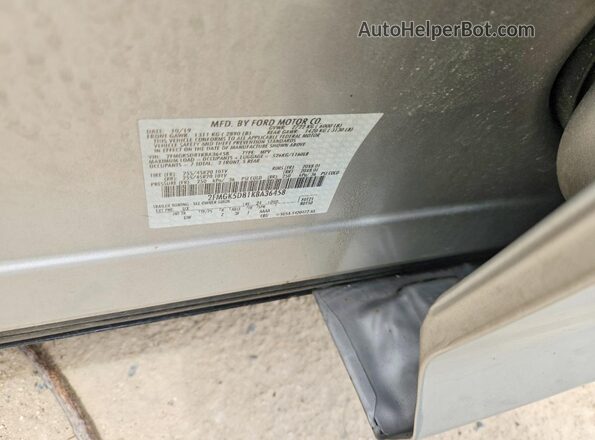 2FMGK5D81KBA36458 2019 FORD FLEX Silver Widok komory silnika