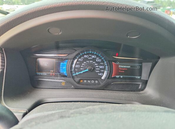 2FMGK5D81KBA36458 2019 FORD FLEX Silver Widok zestawu wskaźników