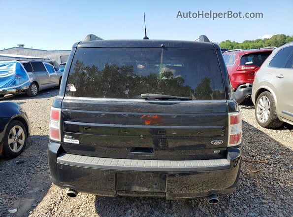 2FMHK6C86GBA18394 2016 FORD FLEX Black Rear view