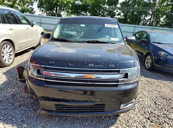 2FMHK6C86GBA18394 2016 FORD FLEX Black Front view