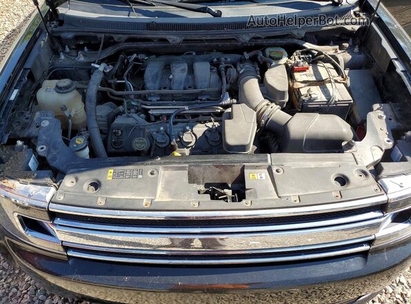 2FMHK6C86GBA18394 2016 FORD FLEX Black Engine compartment view