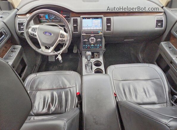 2FMHK6D85KBA04400 2019 FORD FLEX Silver Առջևի վահանակի տեսք