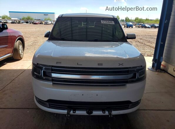 2FMHK6D86HBA13602 2017 FORD FLEX Белый Вид спереди
